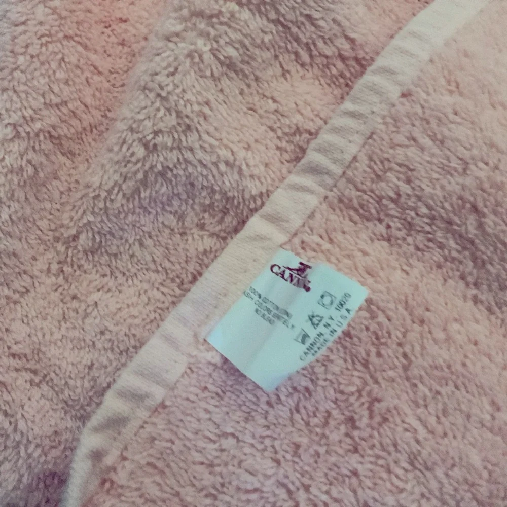 Canon Vintage Bath Towel Peach 29 X 48 Made in USA New Old Stock